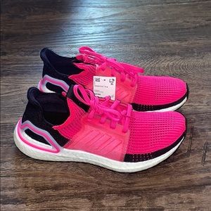 Adidas Ultraboost 19 Shock Pink Running Shoes 8.5B